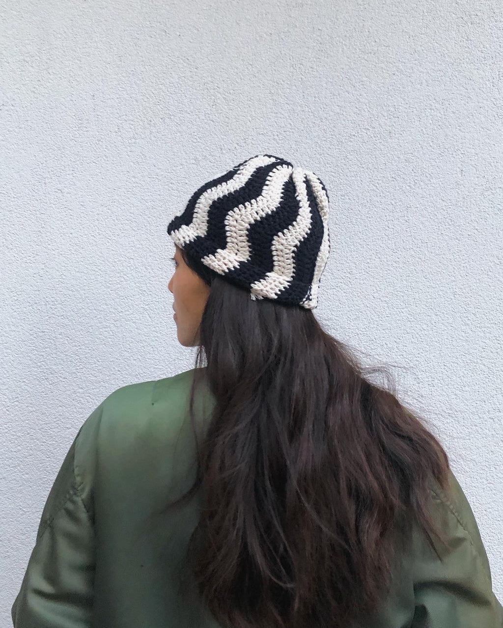Wavy Crochet Beanie