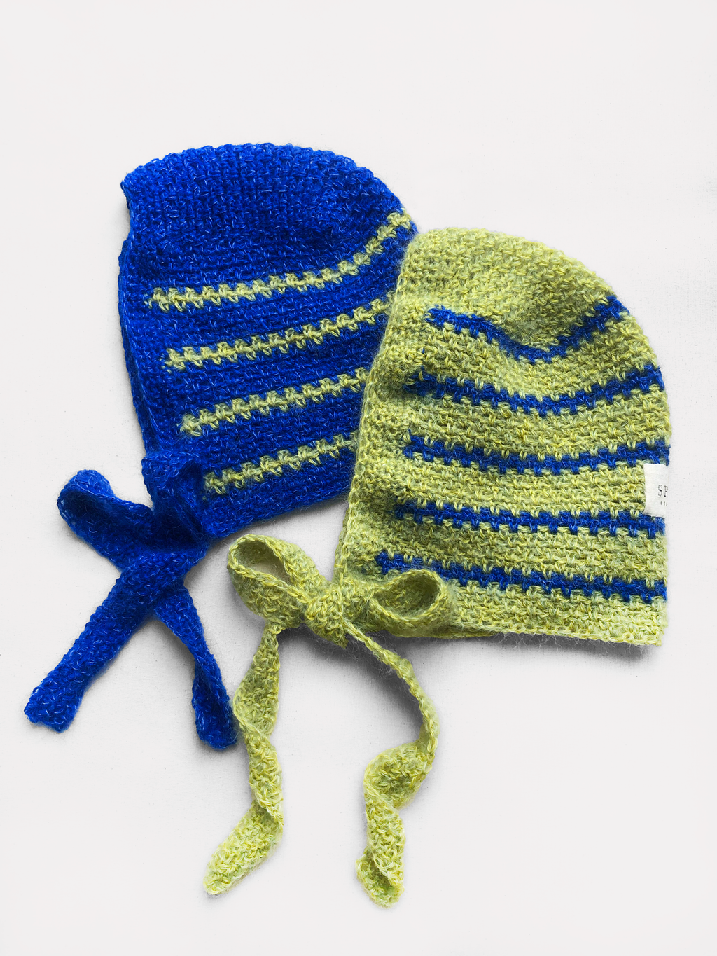 Mohair Crochet Bonnet