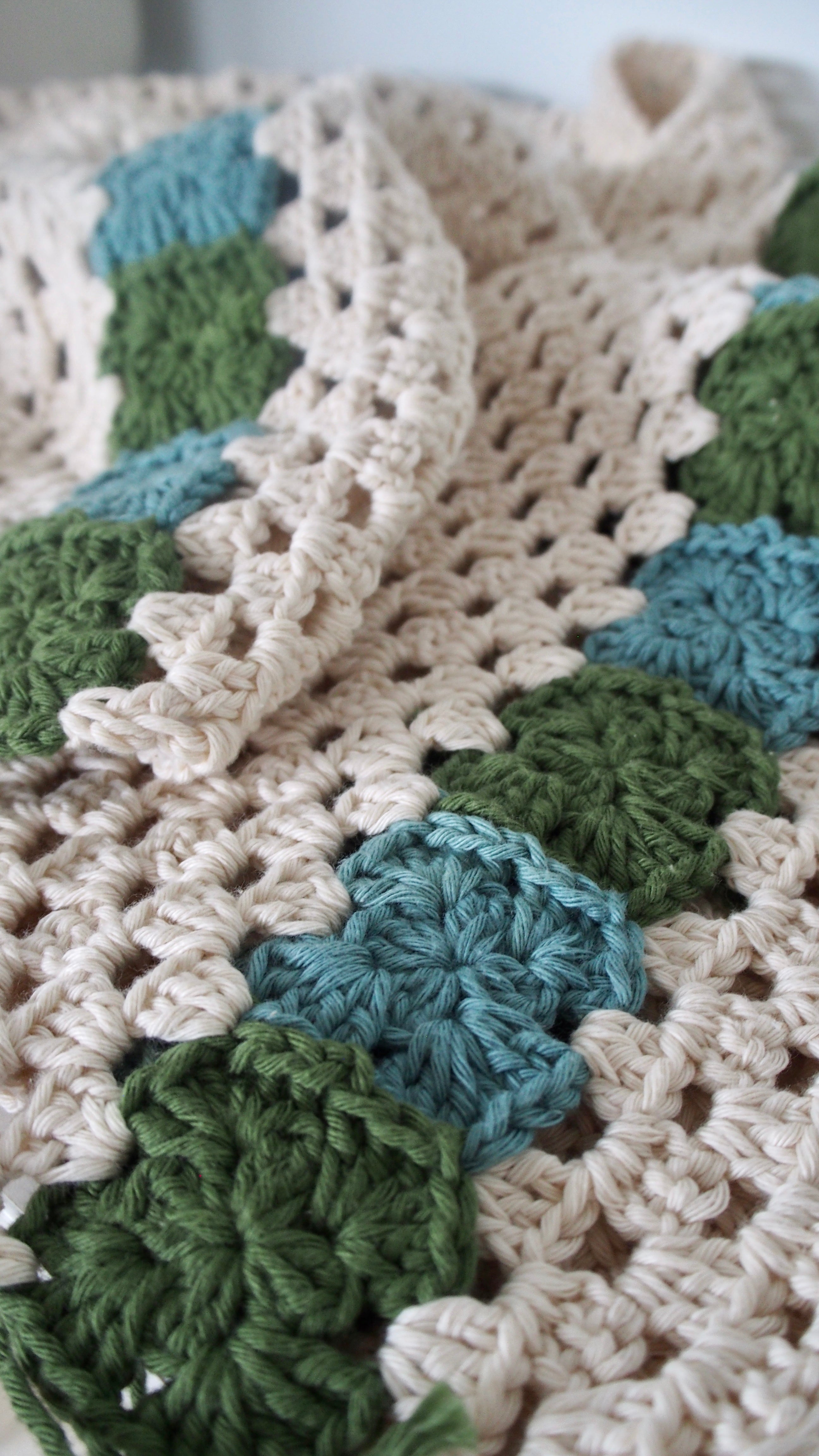 Granny Square Stripe Shirt - Green – Shiki Studios