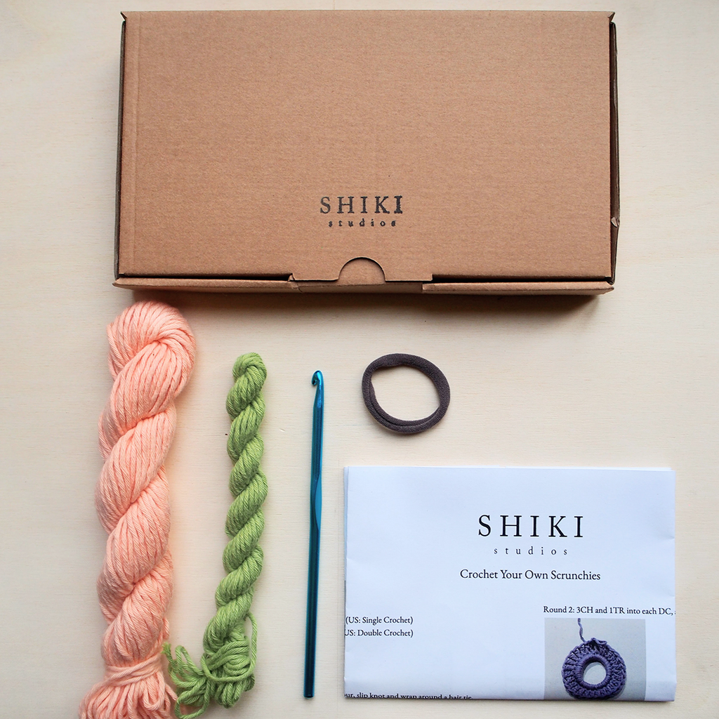 Frilly Crochet Scrunchie Kit