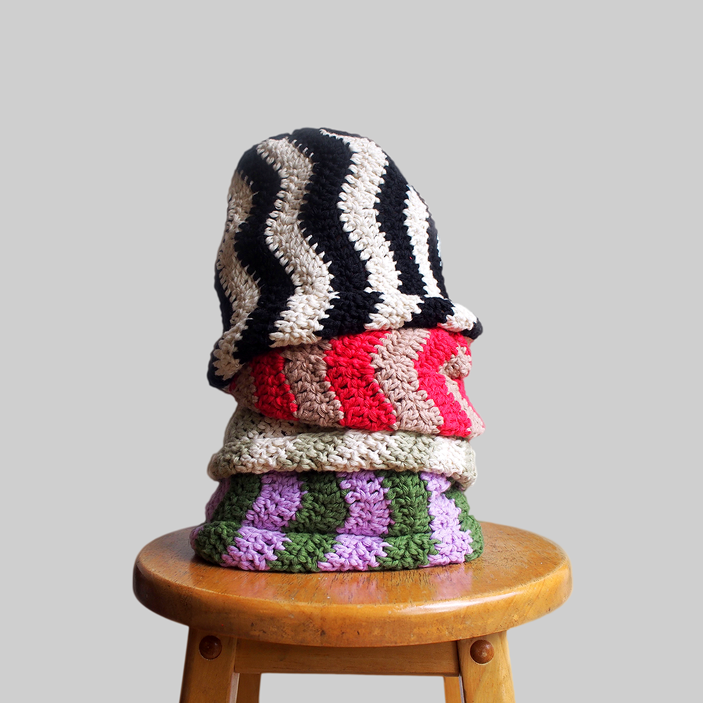 Wavy Crochet Beanie